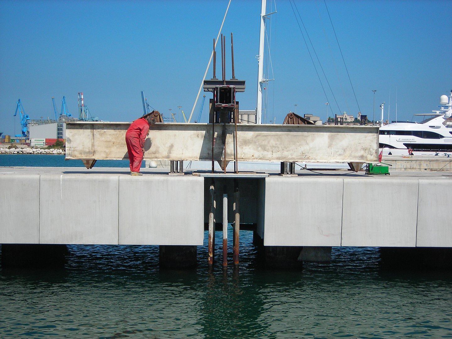 Prova di carico Porto di Ancona